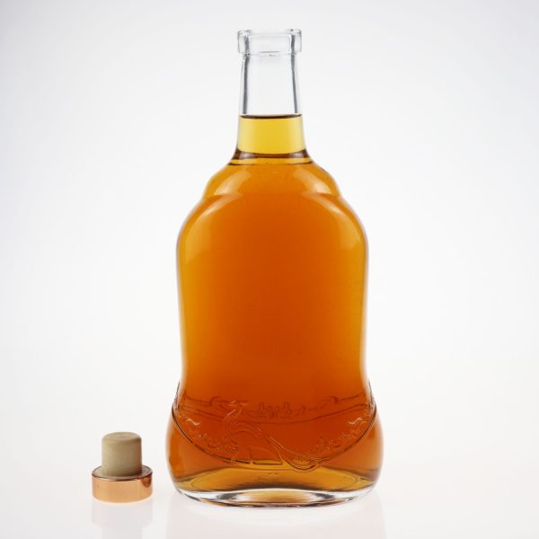 1000ml 750g Clear Spirit Wholesale Glass Bottles For Sale