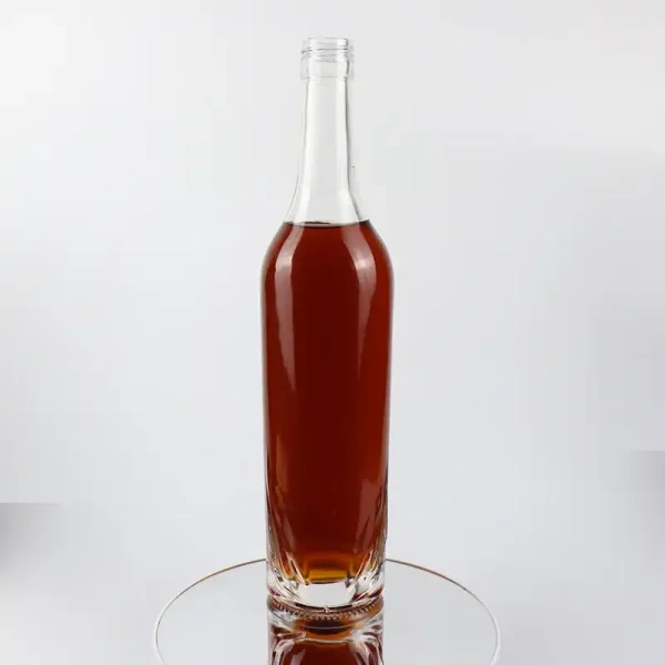 Long Neck 750ml Glass Whisky Bottle Manufacturer