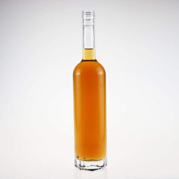 500ml Round Whiskey Glass Bottle 620g