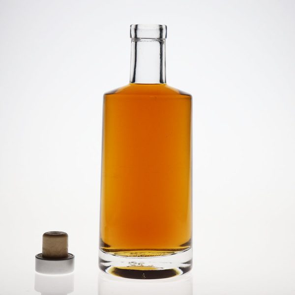 500ml Square gin Vodka Tequila Whisky Glass bottle 620g