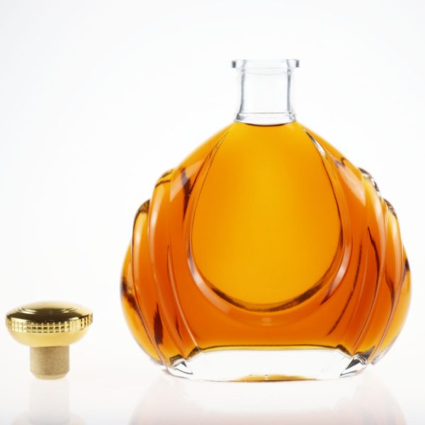 700ml Customization whiskey XO Brandy Glass Bottle 850g