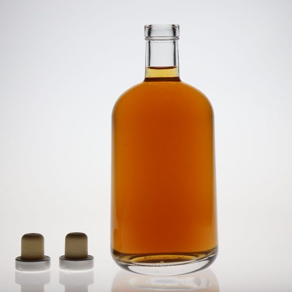 700ml Customize Unique Liquor  Glass Bottle 680g