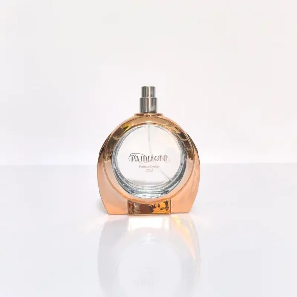 Customized round glass perfume bottle 100ml