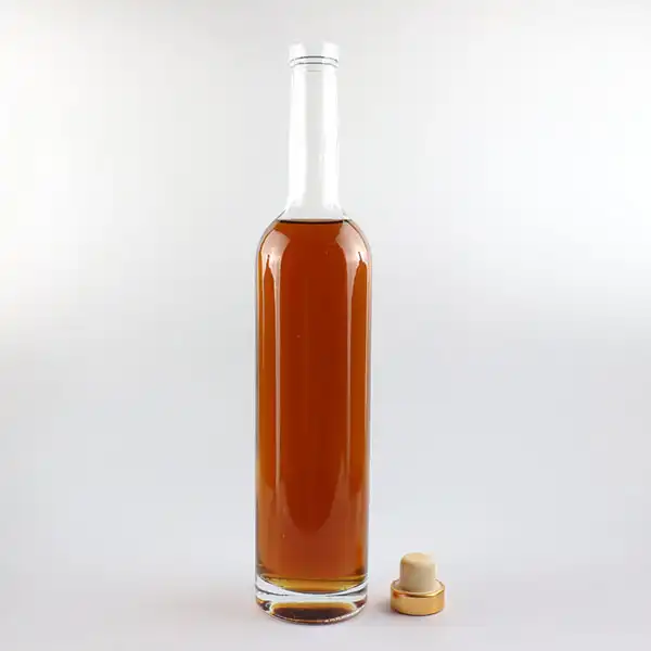 700ml Round long neck Gin Glass bottle 750g
