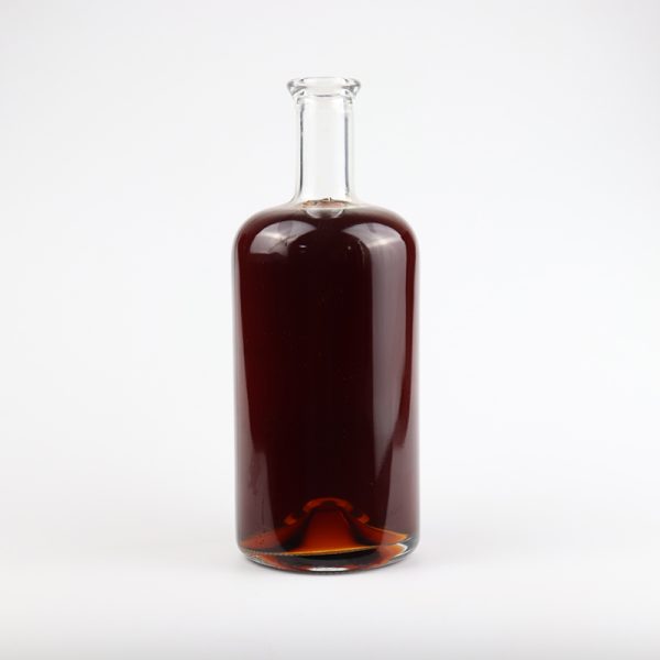 750ml customized glass liquor bottle