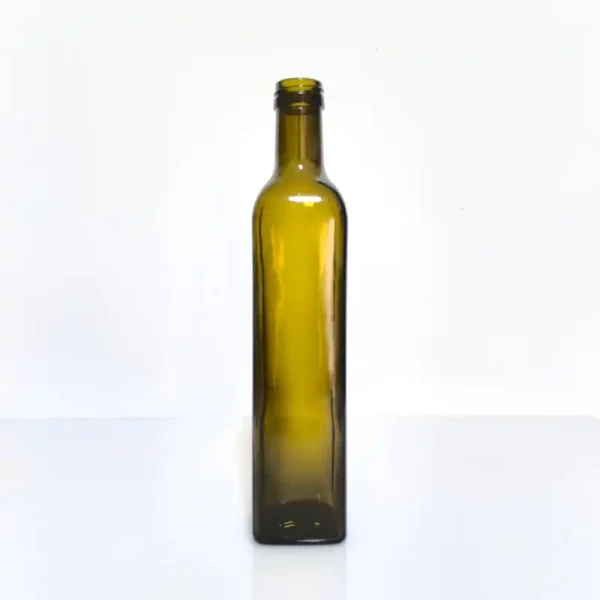 500ml Amber round Olive Oil Bottle 336g