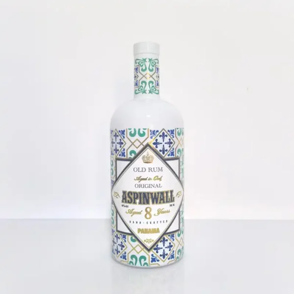 700ml Classical shape glass bottle with customized label printing for Rum