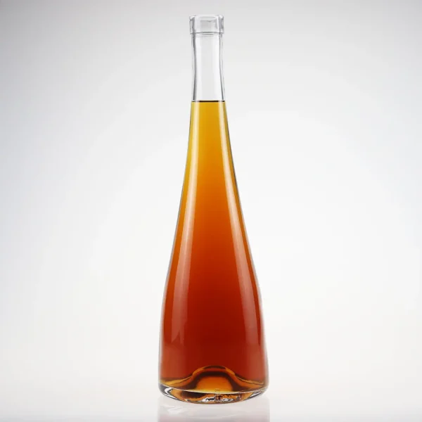 750ml Inverted triangle Glass Gin bottle 580g