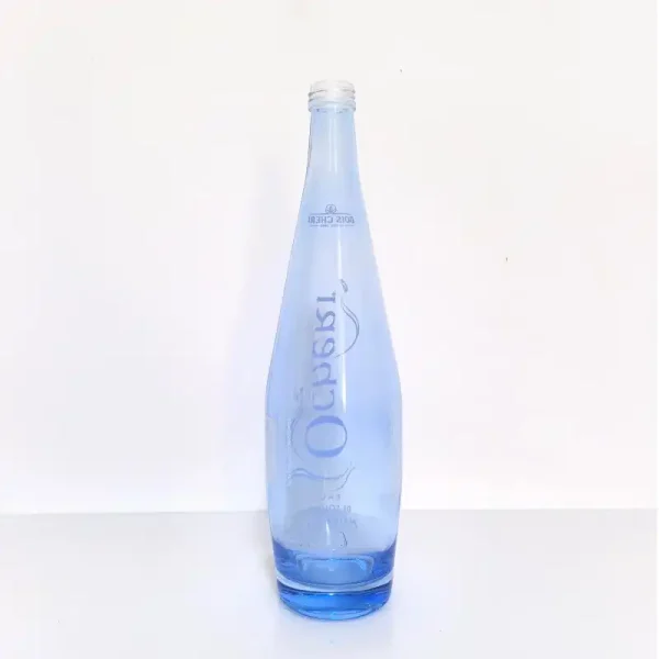 750ml frosting glass bottle with screw top 620g