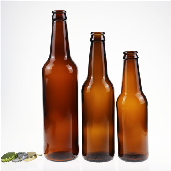 330ml 500ml 700ml Beer Bottle with amber color