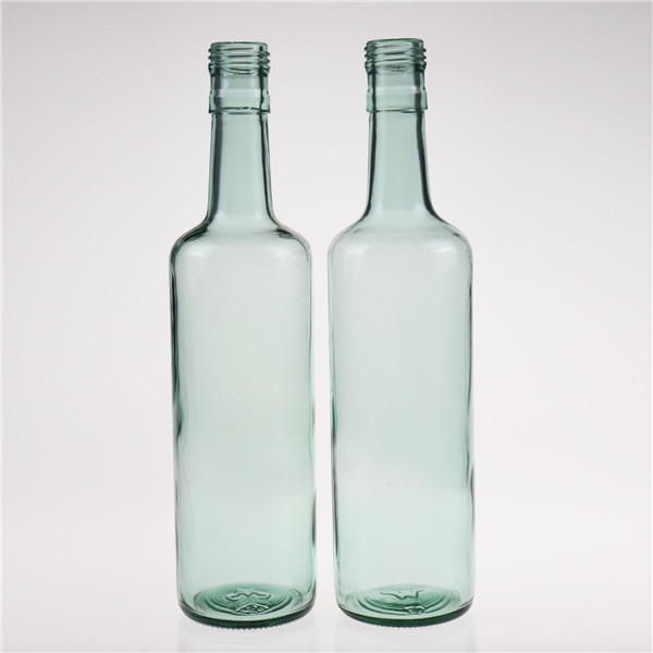 750ml long neck glass beverage bottle for soda carbonated drink