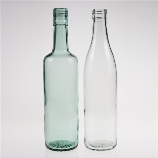 Glass beverage bottle for Juice sport drink milk