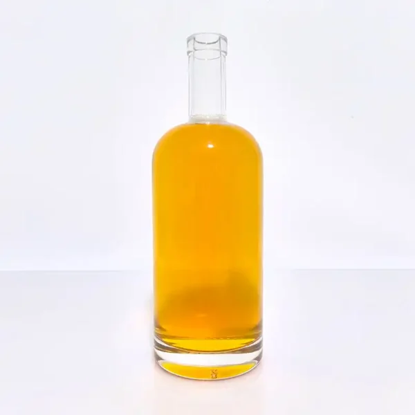 700ml Round GIN Glass Bottle 650g
