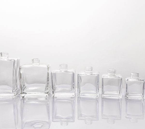 50ml 100ml 150ml 200ml 250ml 500ml Clear Square Glass Aromatherapy Bottle Series