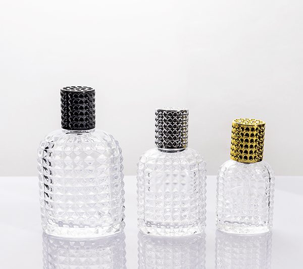 30ml 50ml 100ml Diamond Cut Clear Glass Perfume Bottle