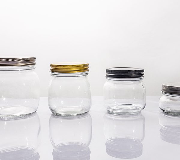 150ml 250ml 300ml 550ml Clear Round Jars