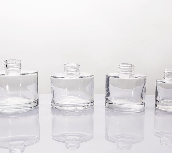 50ml 120ml 150ml Flat‑Shoulder Cylindrical Clear Glass Aromatherapy Bottle Series