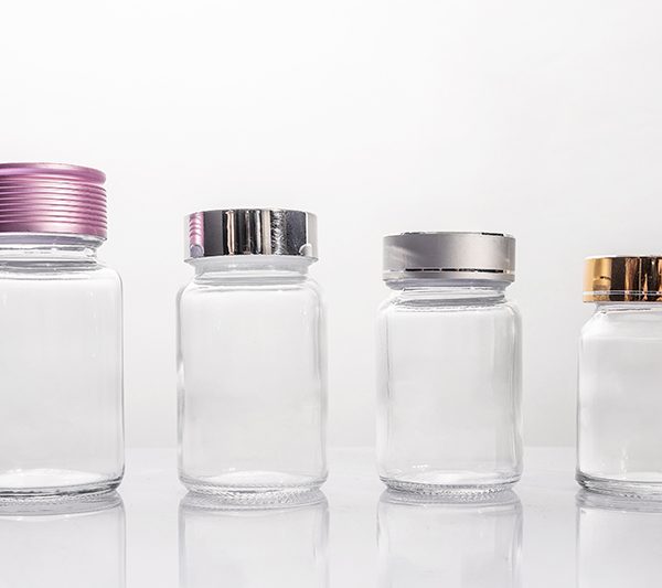 50ml 70ml 80ml 100ml Clear Jars with Customize Lids