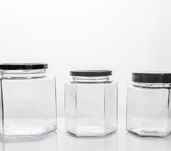 380ml 500ml 730ml Jars of Rhombic-shaped