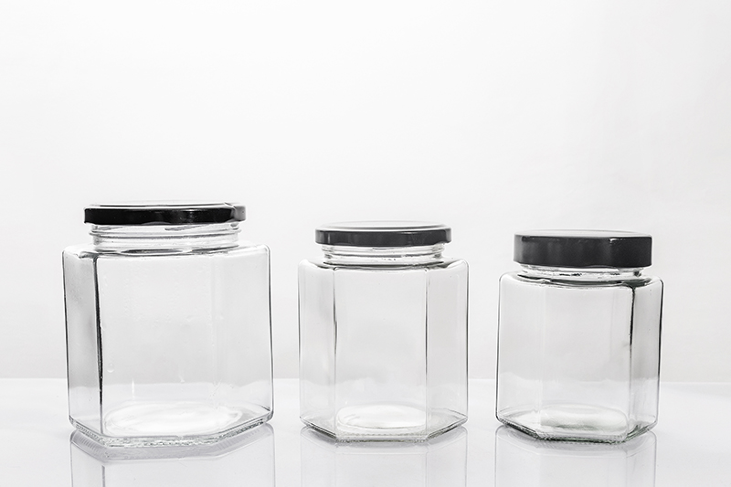 380ml 500ml 730ml Jars of Rhombic-shaped