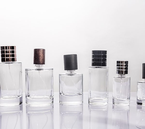 30ml 50ml 100ml Clear Cylindrical Glass Perfume Bottle