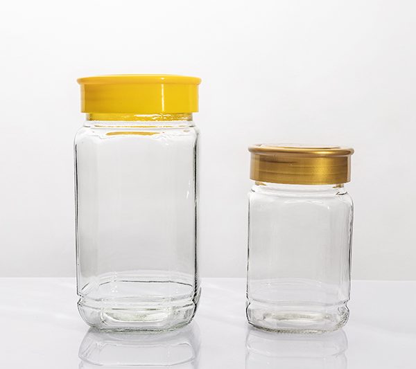 350ml 700ml Square‑corner Glass Jars