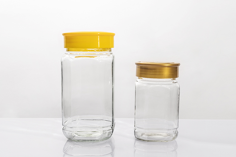 350ml 700ml Square‑corner Glass Jars