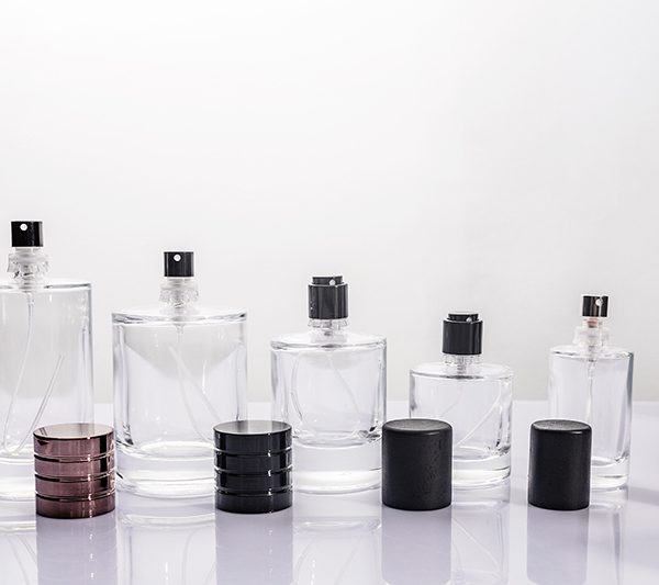 30ml 50ml 100ml Clear Short Cylindrical Glass Perfume Bottle
