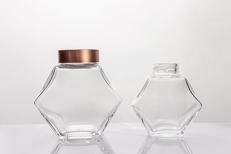360ml 180ml Premium Hexagonal Glass