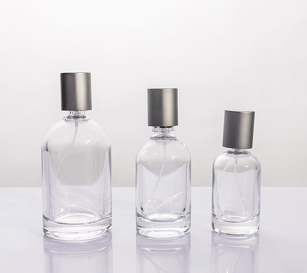 30ml 50ml 100ml Round Clear Glass Perfume Bottle