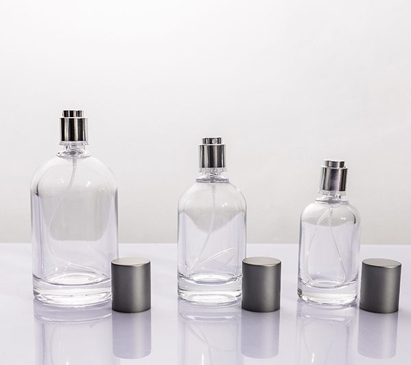 30ml 50ml 100ml Round Clear Glass Perfume Bottle
