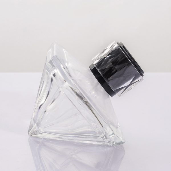 10ml Diamond-cut Clear Glass Perfume Bottle