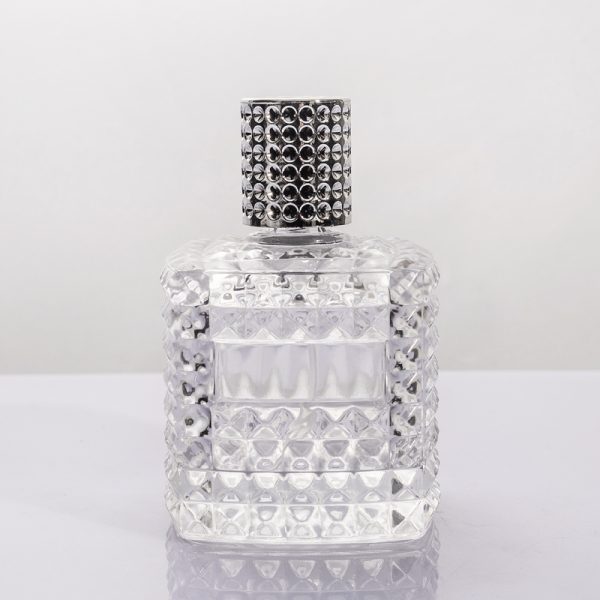 120ml Luxury Embossed Glass Perfume Bottle