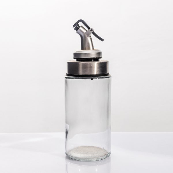 Cylindrical Glass Oil Dispenser