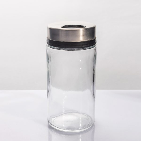 Rotating Lid Glass Seasoning Shaker